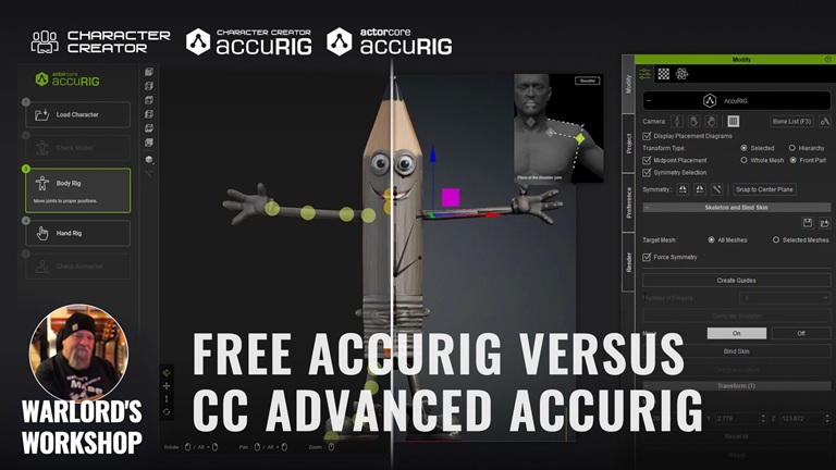 Free AccuRIG vs CC Advanced AccuRIG - Warlord's Workshop