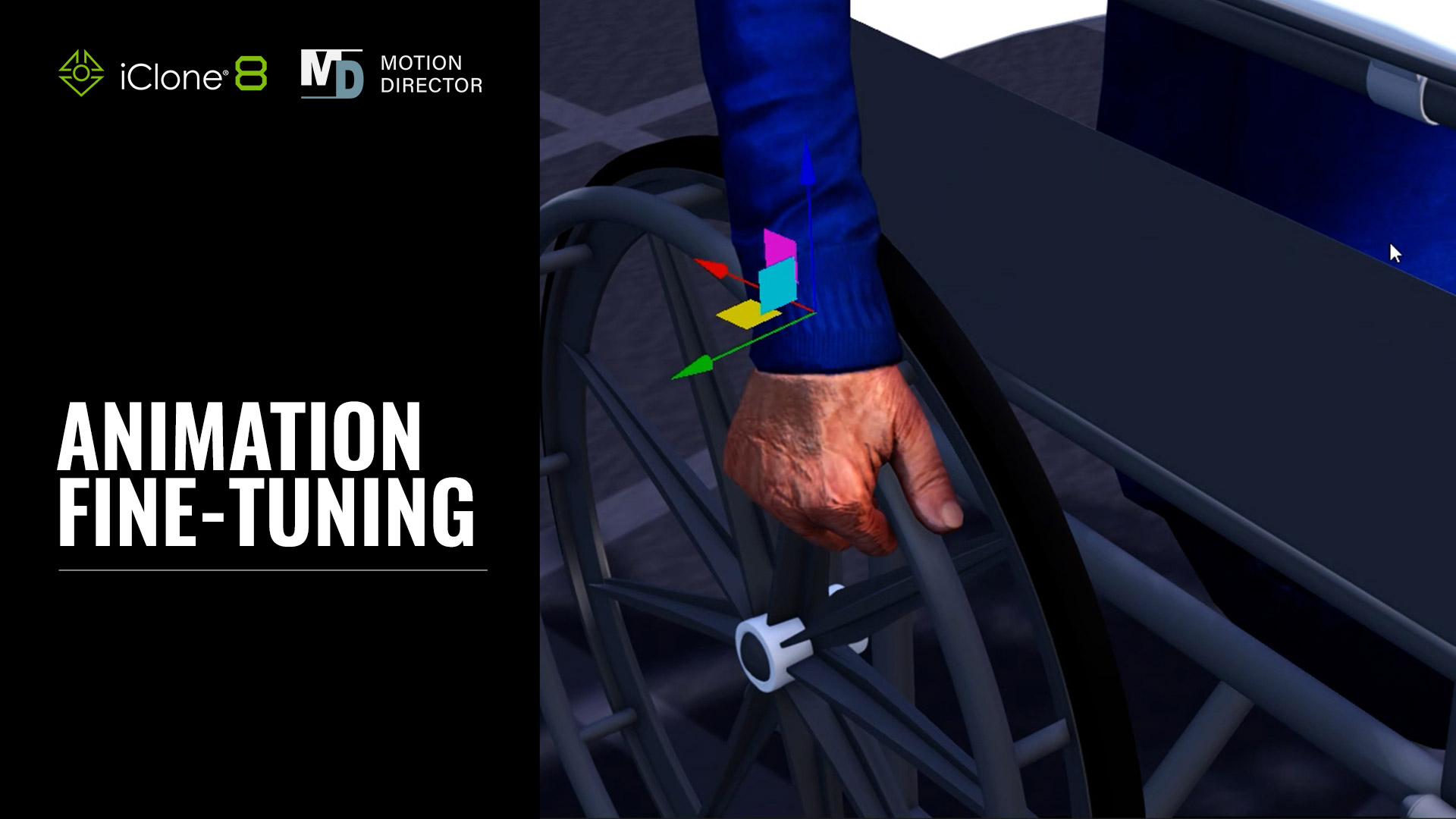 iClone Personal Mobility - Animation Fine-Tuningo