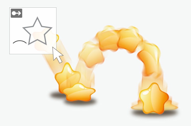 draw animation - elastic motions