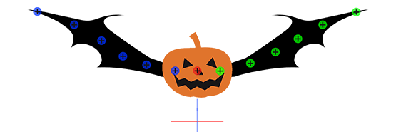 create cartoon character PSD wings source