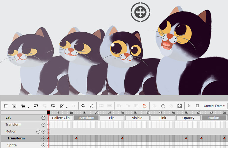 Cartoon Animator - 360 head turn animation