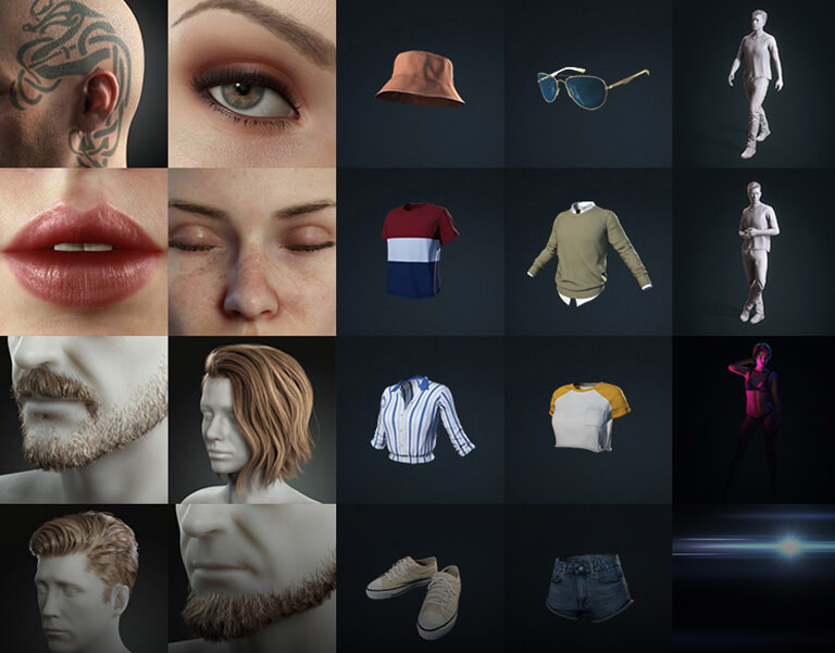 Free 3D Rigged Human Model - CC Character Base