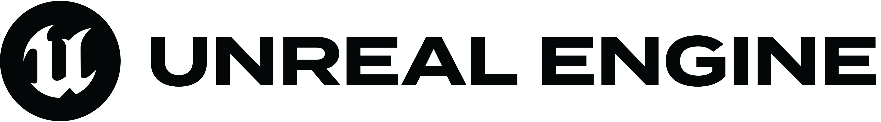 game character design - unreal logo