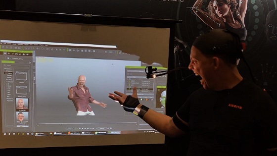 game character design - motion capture animation by iclone