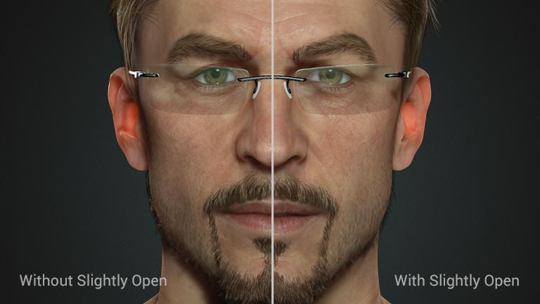 lipsync animation - co articulation design slightly open