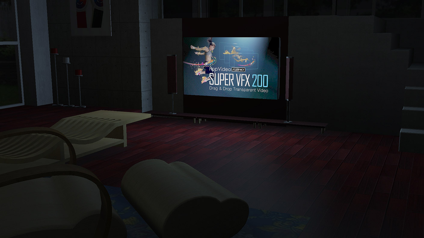 video as light source