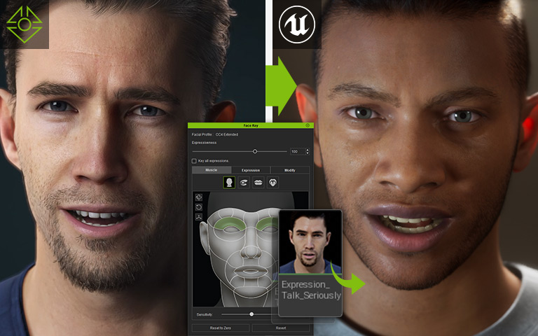 unreal character animation - iclone unreal live link asset transfer