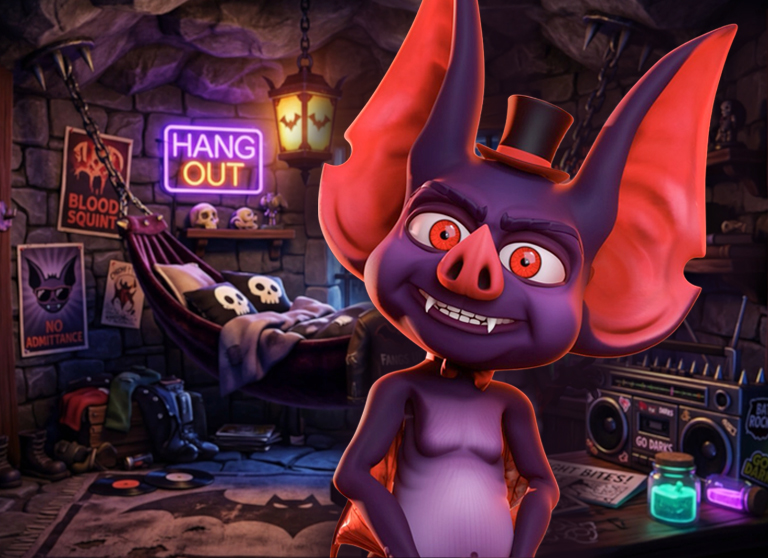 Stylized Bat Character | Mythcons